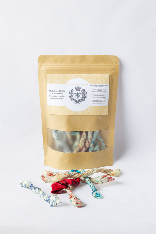 Zero Waste Beeswax Fire Starter - Large