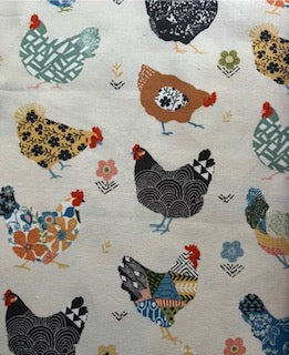 Patchwork Hens Beeswax Wrap